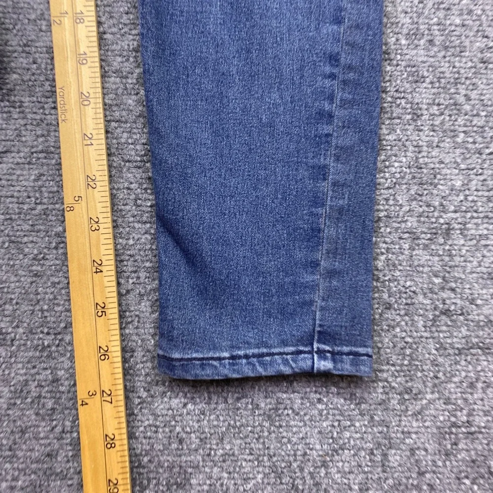 Free People Womens W27 Distressed Skinny Jeans Blue Ripped Knee Grunge